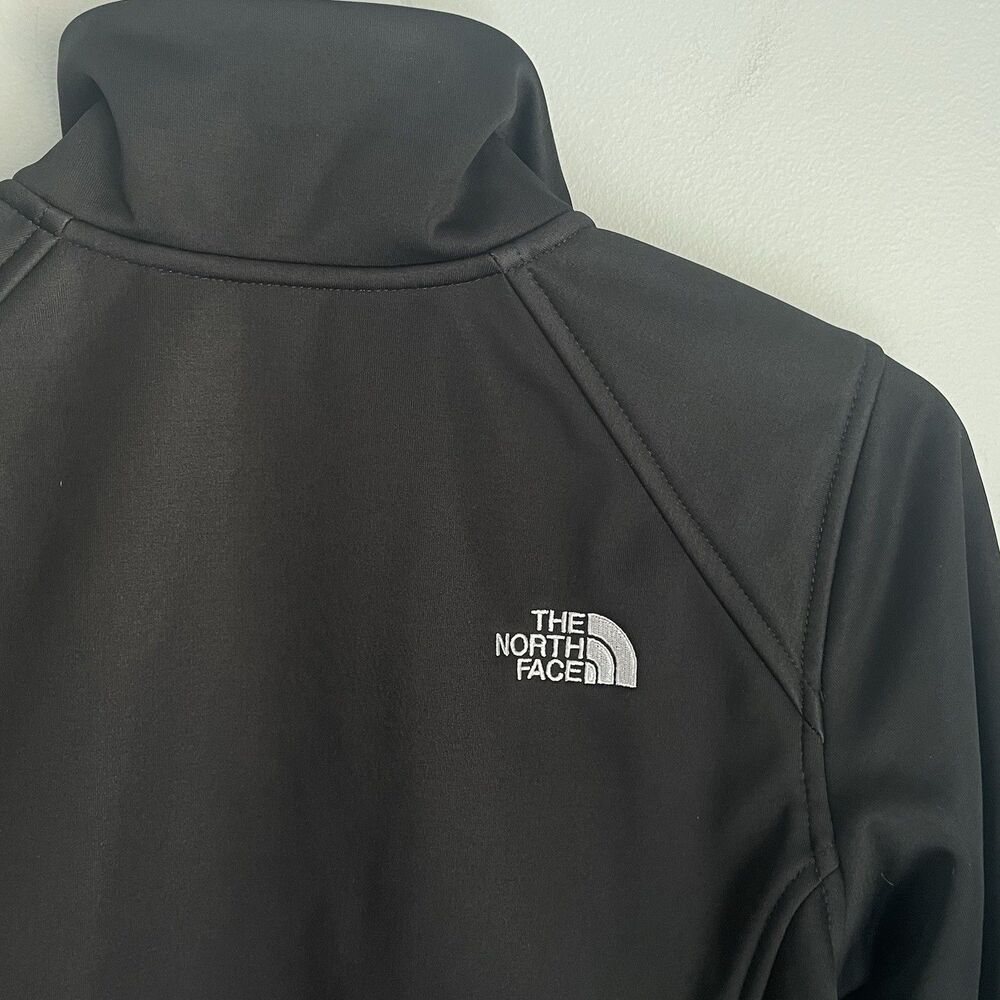 The North Face WindWall Softshell Jacket Women’s S Black Full Zip Surgical Logo